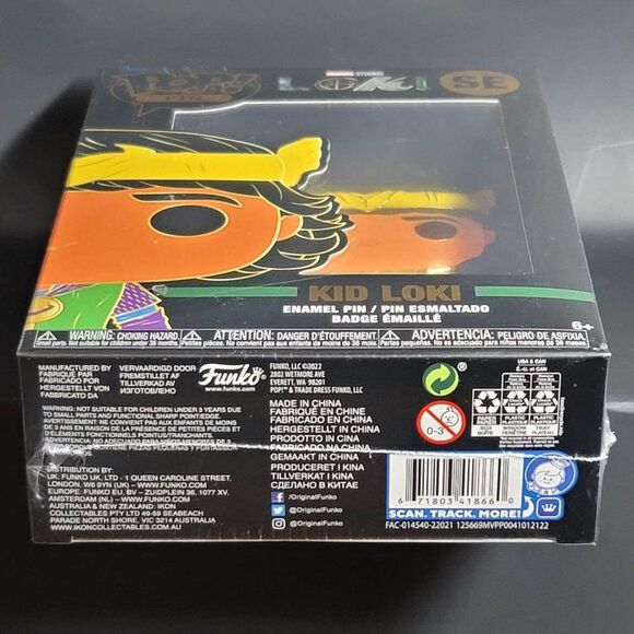 Kid Loki Funko Pop Enamel pin Sealed - Picture 4 of 4